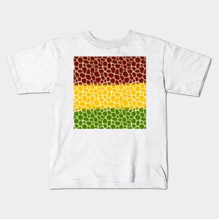 Animal Skin with African Color Style Kids T-Shirt